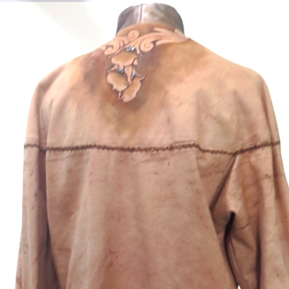 JORDAN Vintage Custom Dyed Denim Coat ~ EUC - Picture 4 of 12